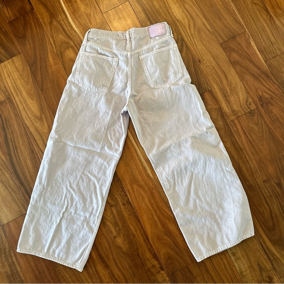 Rag And Bone 28 Andi High Rise In Lavender Ankle Jeans Wide Leg Anthropologie - Picture 11 of 12